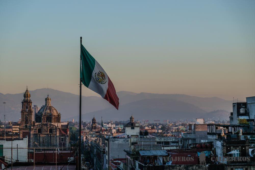 Amanecer desde la terraza del Hotel Zócalo Central