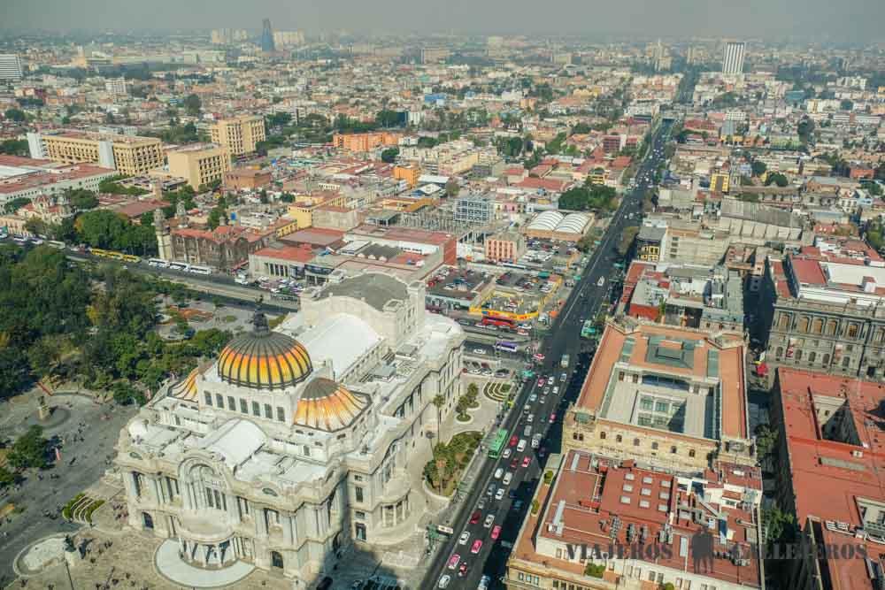 Vistas de Ciudad de México desde la Torre Latinoamericana 