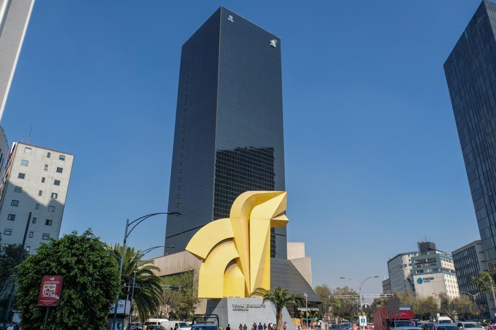 El Caballito. Paseo de la Reforma