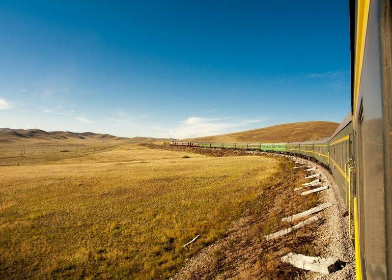 Veduta della tundra dalla mitica transiberiana, Russia. ©Typehistorian/Getty Images